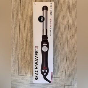 Beachwaver S1 Rotating Hair Curling Iron 1" Barrel White DV1137